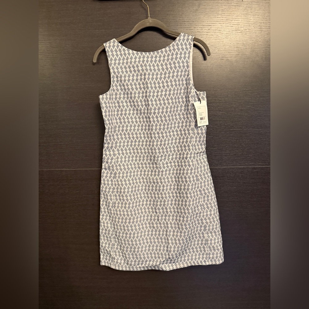 Theory Brisk Blue Multi Dress
